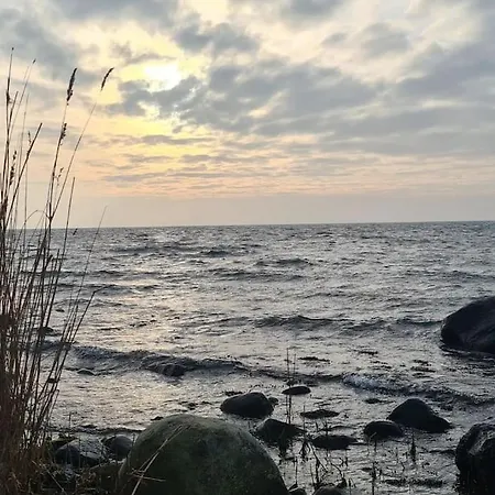 Traumblick Rugen- Gemutliches Mit Traumhaftem Meerblick, Kamin, Privater Sauna Und Schwimmbadnutzung Alt Reddevitz
